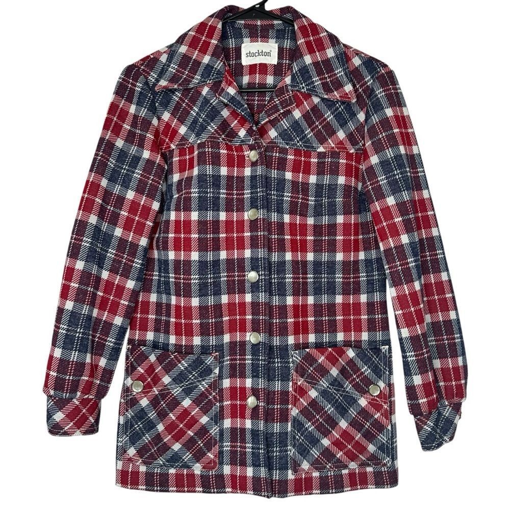 |VTG| STOCKTON Plaid Button Down Jacket